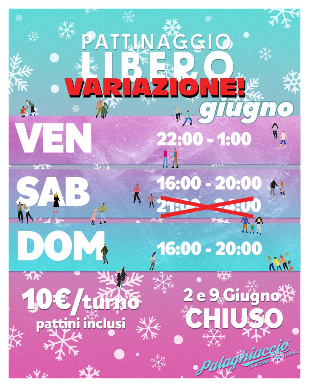 orari libero GIUGNO