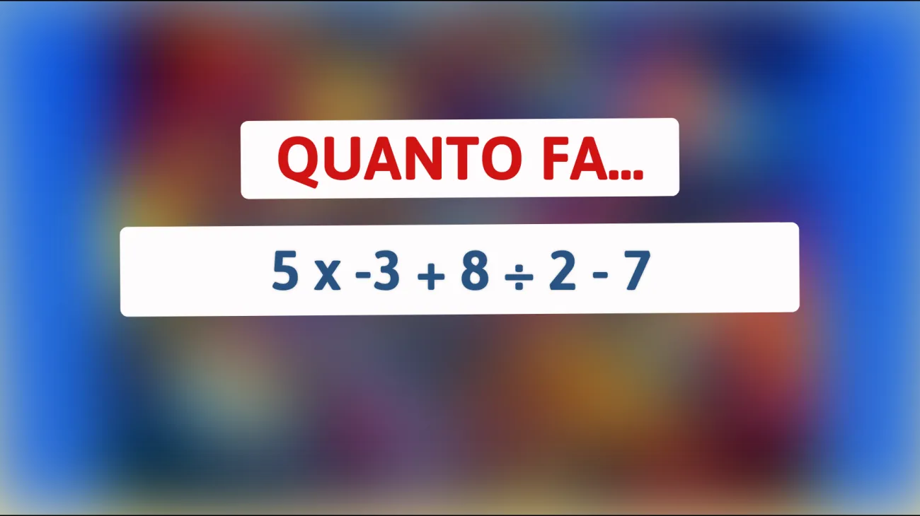 \"Solo i Geniacci del Calcolo Riusciranno a Risolvere Questo Indovinello Matematico: Sei Uno di Loro?\""