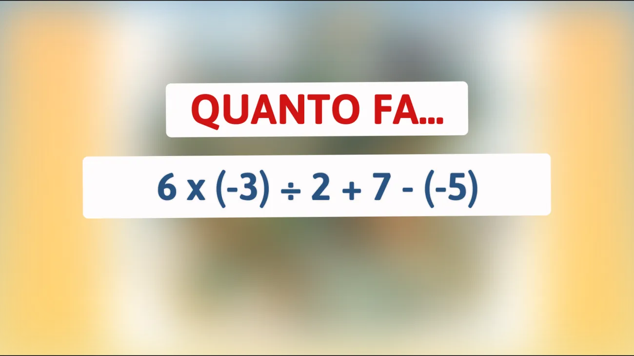 Solo i veri geni possono risolvere questo enigma matematico complesso: sei tra loro? Scoprilo subito!"