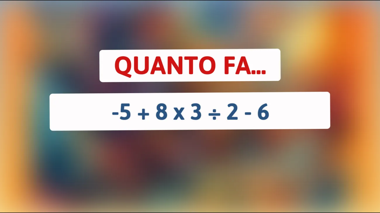 Solo l'1% delle menti più brillanti può risolvere questo indovinello matematico: sei all'altezza della sfida?"